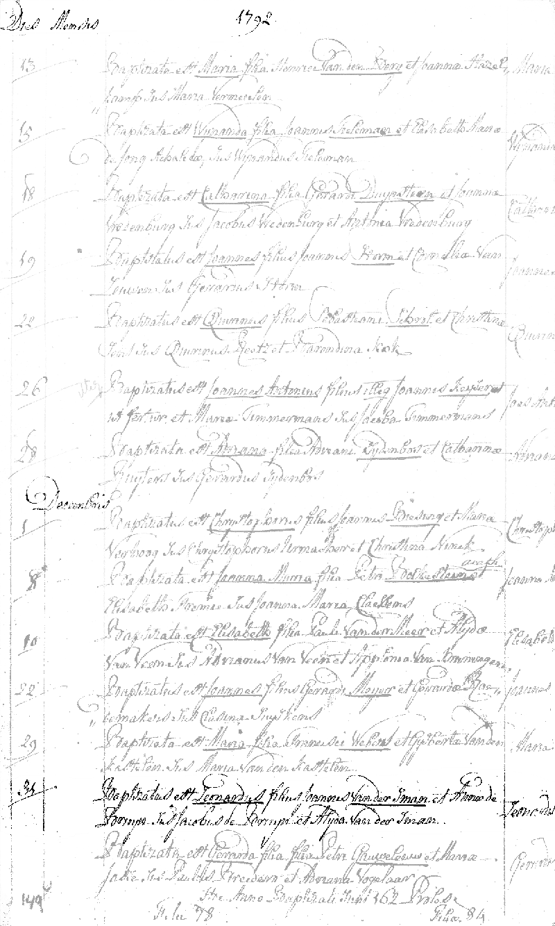 17921231 dp reg Jozefpar Delft Leonardus zv Joannes vd Sman - Anna d Bruijn